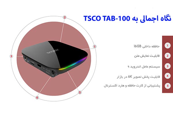 نگاه اجمالی به TSCO TAB-100